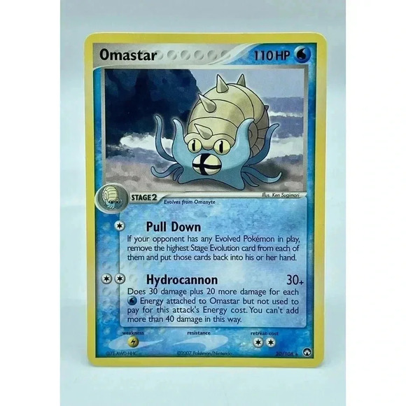 Omastar 20/108 EX Power Keepers Non-Holo 2007 Pokémon TCG LP - Picture 1 of 6